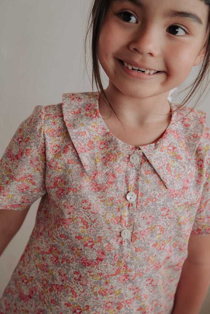 Risu Risu Polo Dress - Roseraie Liberty