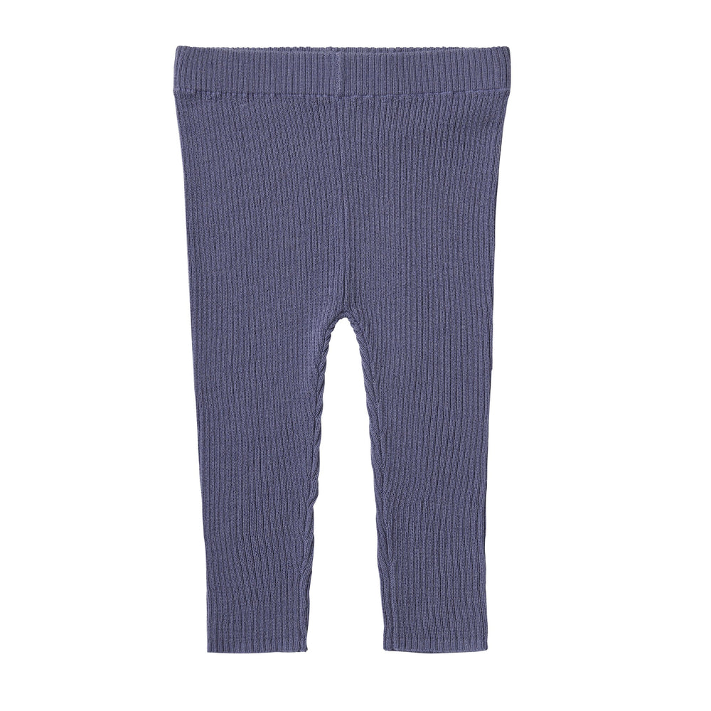 Fub Knit Baby Leggings - Dusty Violet