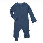 Magnetic Me Waffle Footie - Dark Blue