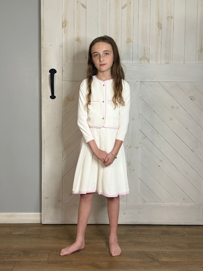 We The Kids Girls Set - White/Lilac
