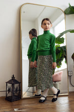 Teela Puff Sleeve Sweater - Green