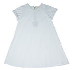Crew Kids Stitch Patch Dress - White