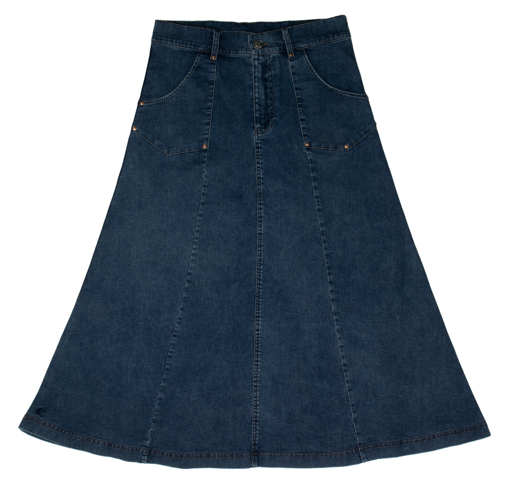 Crew Kids Pocket Maxi Skirt - Blue