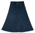 Crew Kids Pocket Maxi Skirt - Blue