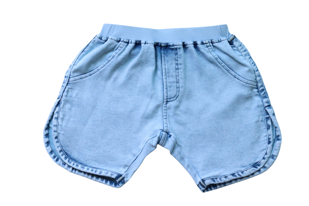 Crew Kids Denim Shorts - Blue