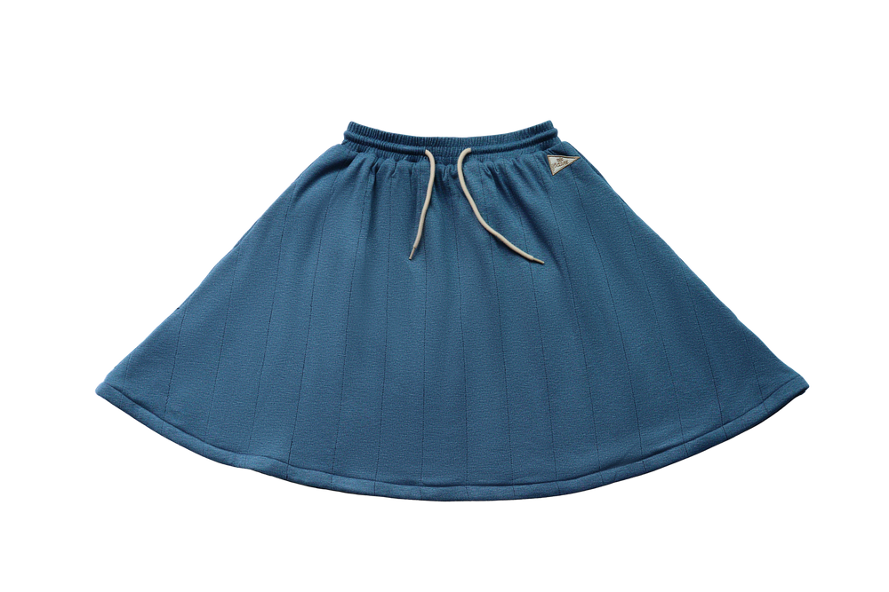 Crew Kids Palm Quilted Skirt - Blue