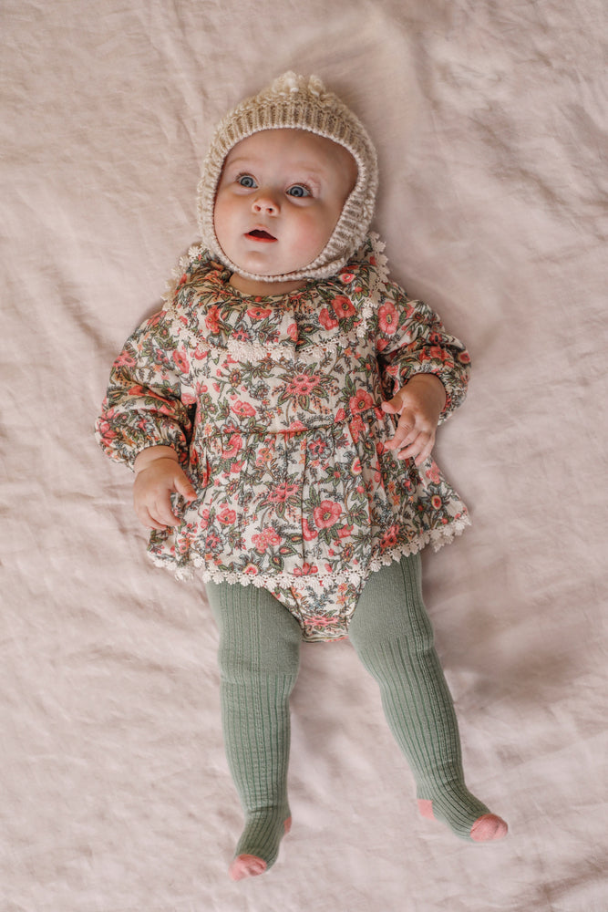 Louise Misha India Romper - Ivory Enchanted Fields