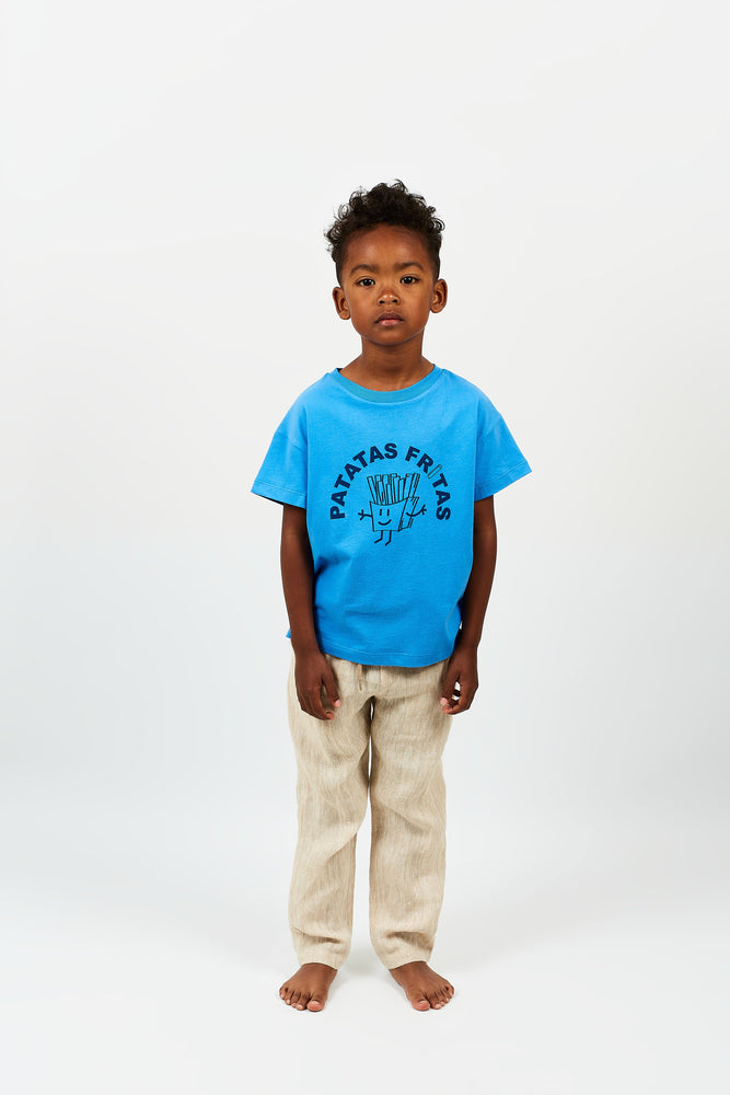 Arsene et les Pipelettes Fries T-shirt - Blue