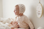 Lilette Popcorn Weave Cardigan Set - Petal