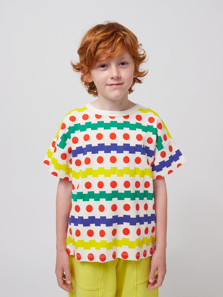 Bobo Choses Geometric Waffle T-shirt