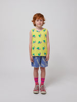 Bobo Choses Wavy Waffle Shorts - Blue