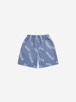 Bobo Choses Wavy Waffle Shorts - Blue