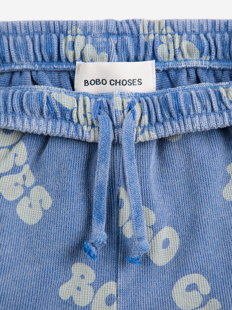 Bobo Choses Wavy Waffle Shorts - Blue