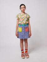 Bobo Choses Color Block Denim Skirt