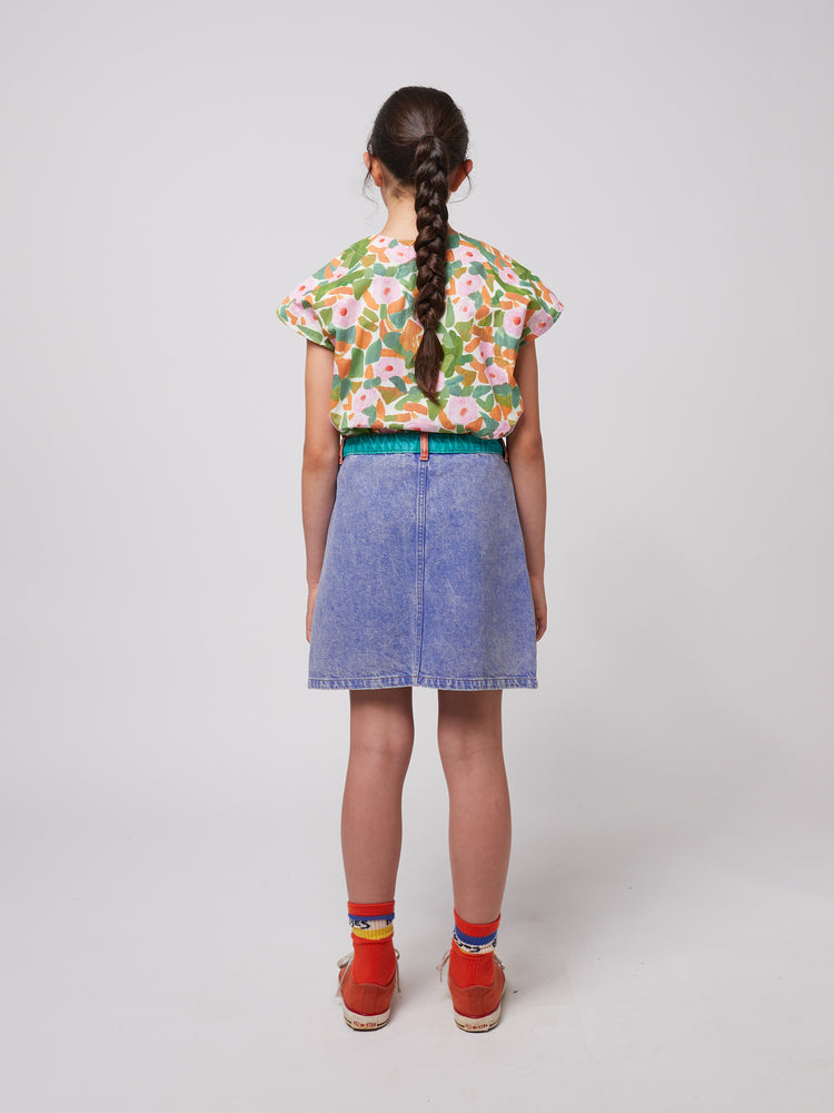 Bobo Choses Color Block Denim Skirt