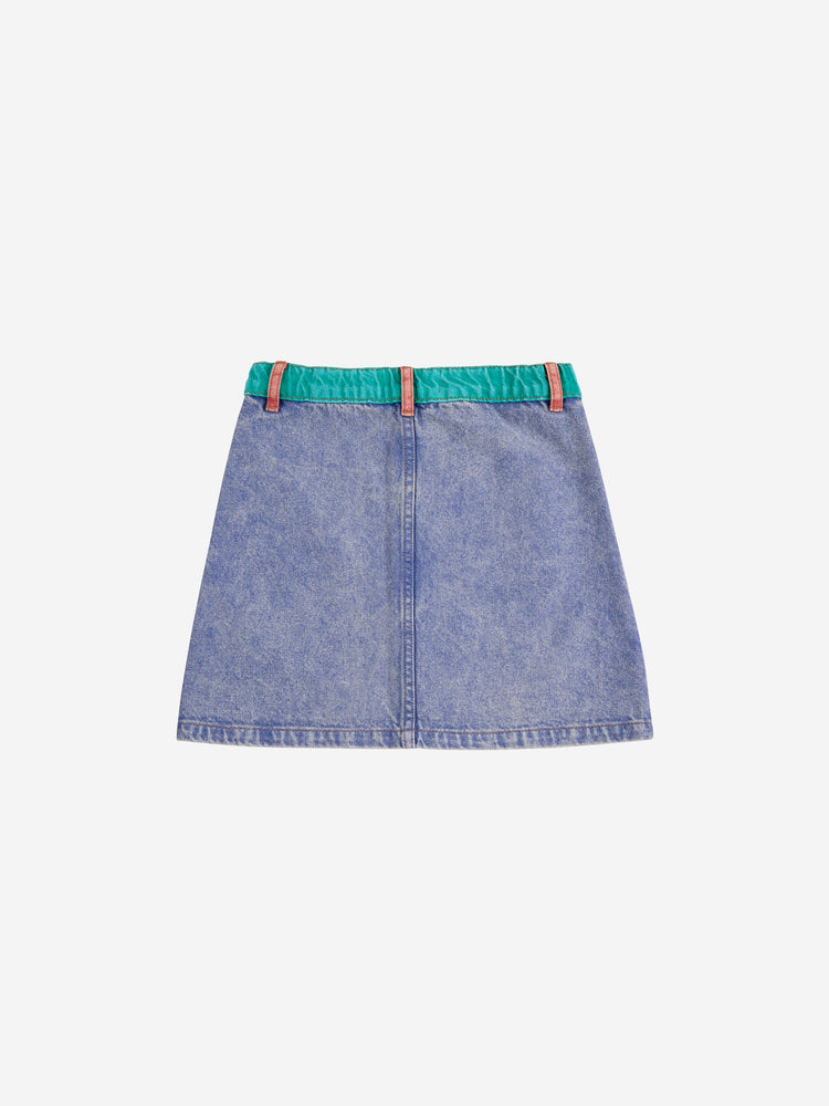 Bobo Choses Color Block Denim Skirt