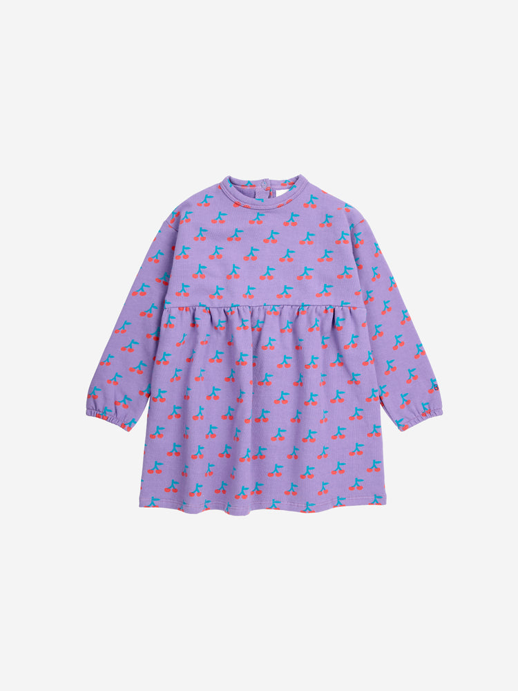 Bobo Choses Baby Cherry Dress - Purple