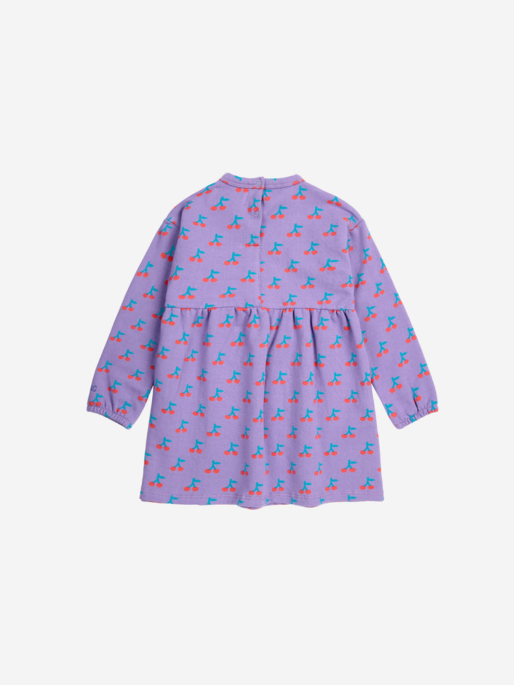 Bobo Choses Baby Cherry Dress - Purple