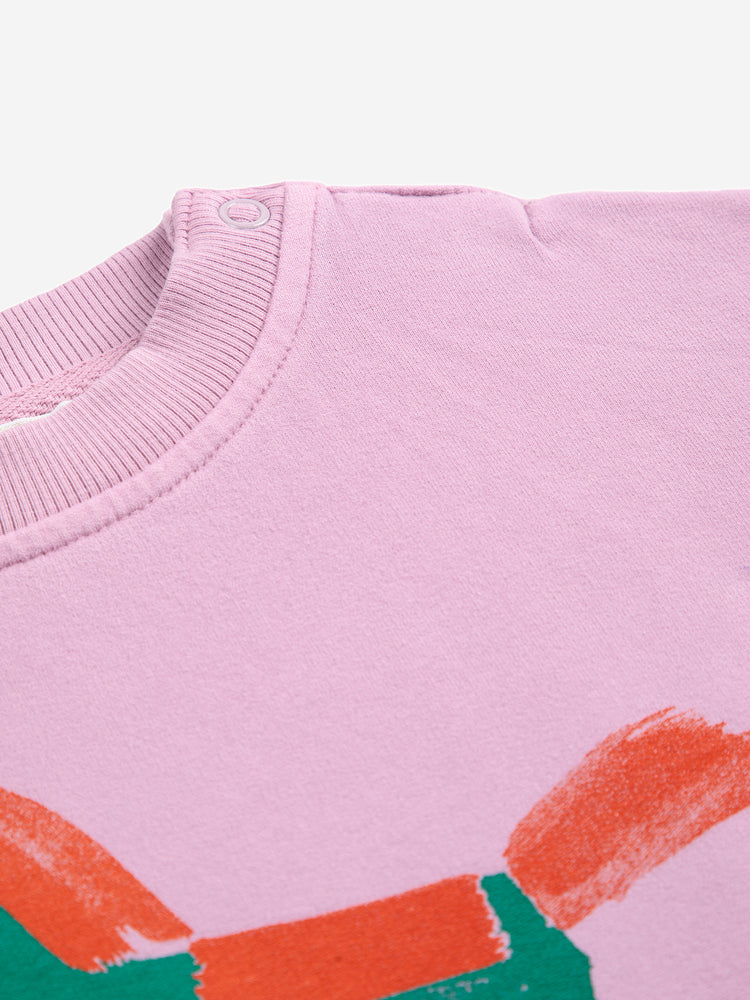 Bobo Choses Rocking Horse Body Sweatshirt - Lavender