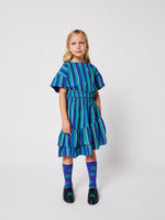 Bobo Choses Striped Woven Midi Skirt