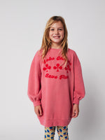 Bobo Choses Have Fun Sweatshirt Dress - Pink