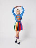 Bobo Choses Color Block Pleated Skirt