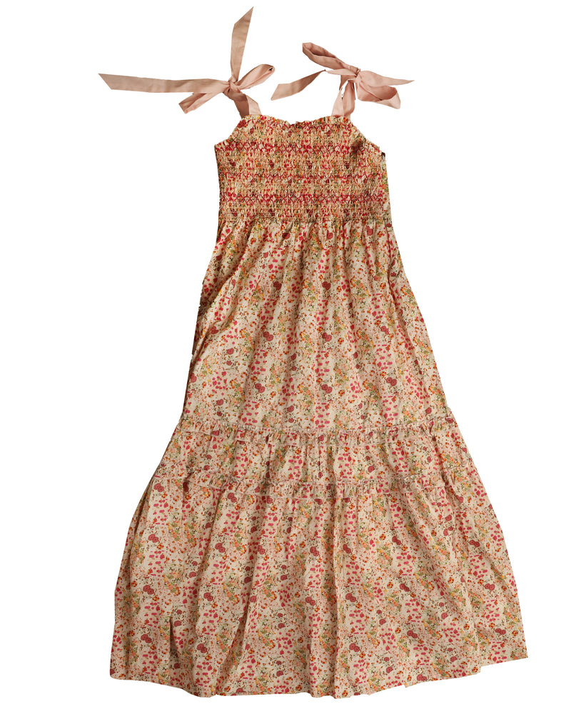 Belati Embroidered Jumper Smock Dress - Pink