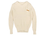 Belati Pocket Flap Detail Knit Sweater - Cream
