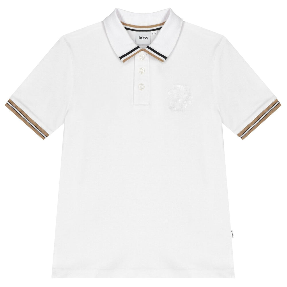 Hugo Boss Polo Double B - White