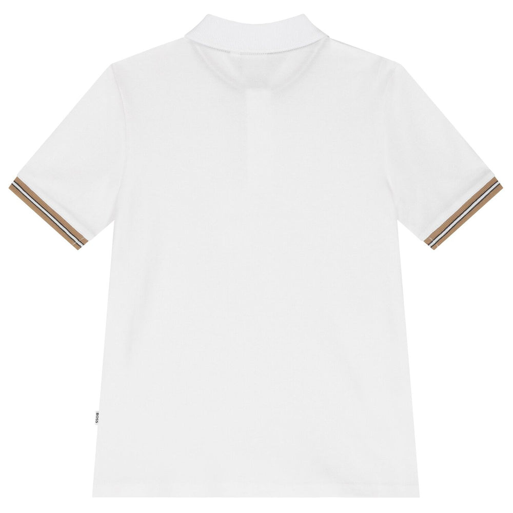 Hugo Boss Polo Double B - White