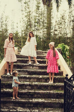 Teela Eyelet Dress - Pink