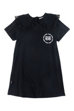 Loud Apparel Black Collar Dress