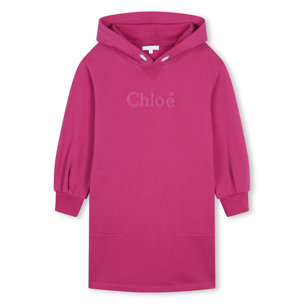 Chloe Hoodie Dress - Fuchsia The Shoppe Miami Chloe Hoodie Dress - Fuchsia The Shoppe Miami