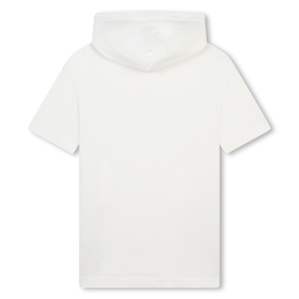 Chloe Hoodie Dress - Off White/Denim The Shoppe Miami Chloe Hoodie Dress - Off White/Denim The Shoppe Miami