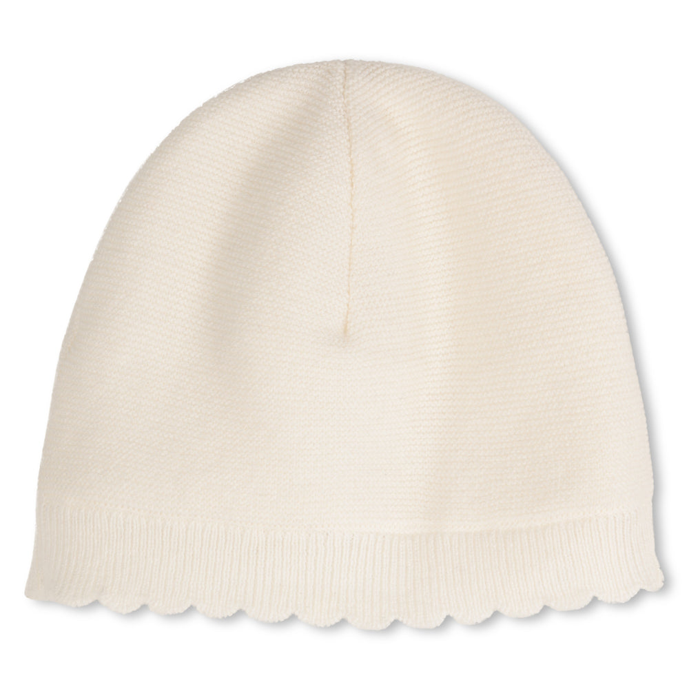 Chloe Knitted Beanie and Bootie Set - Off White