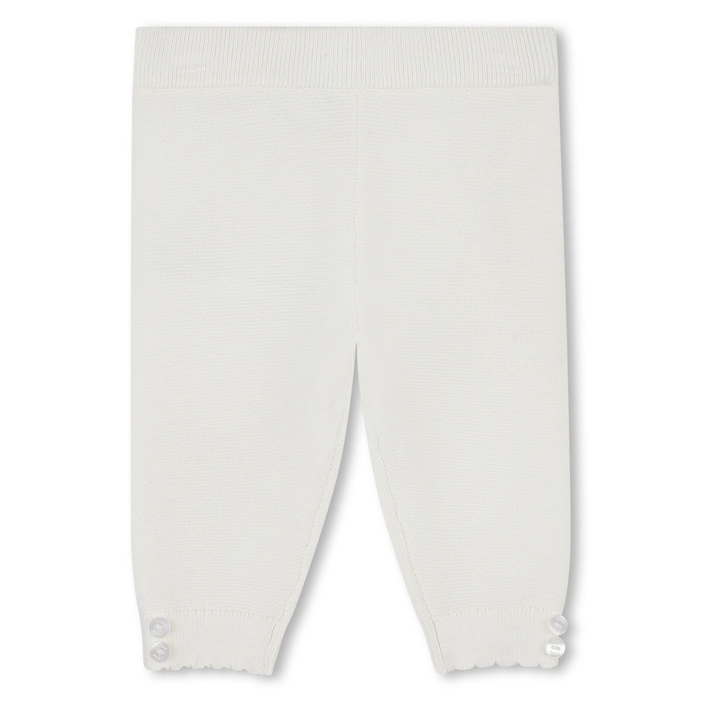 Chloe Knitted Ruffle Outfit - Off White