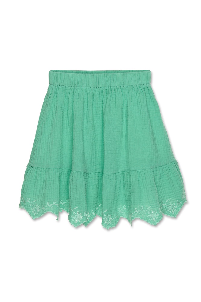 Wander & Wonder Embroidered Skirt - Glass