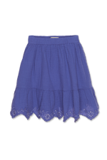 Wander & Wonder Embroidered Skirt - Royal