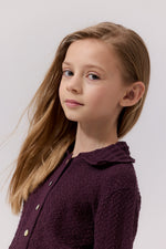 Cottier Tiffany Cardigan - Black Cherry