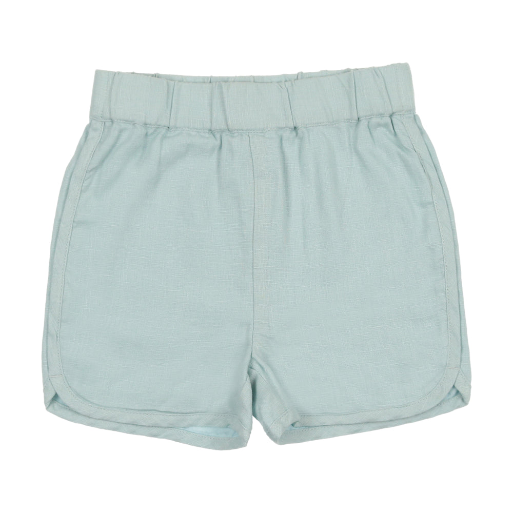 Coco Blanc Linen Shorts - Pale Blue