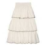 Coco Blanc Ruffled Skirt