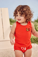 Little Parni Baby Tank Set - Orange