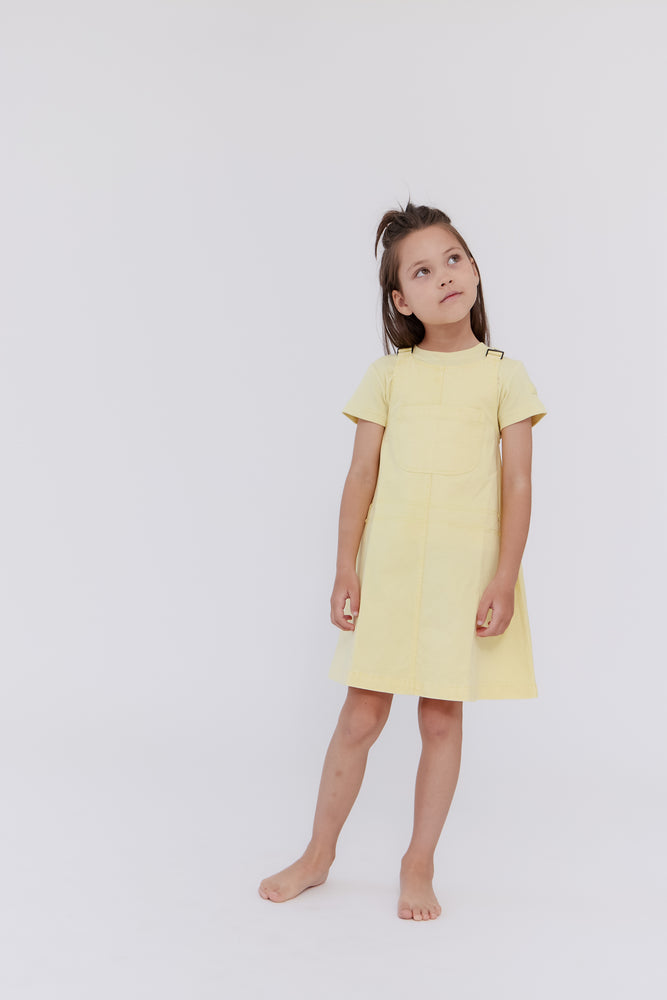 Crew Kids Jean Wash Jumper - Yellow