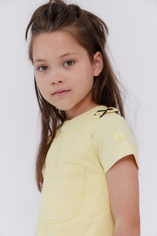Crew Kids Jean Wash Jumper - Yellow