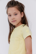 Crew Kids Jean Wash Jumper - Yellow