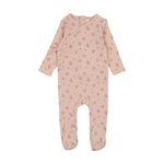 Lilette Dainty Print Floral Footie - Shell Pink