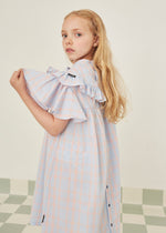 Loud Apparel Delfino Check Neon Dress
