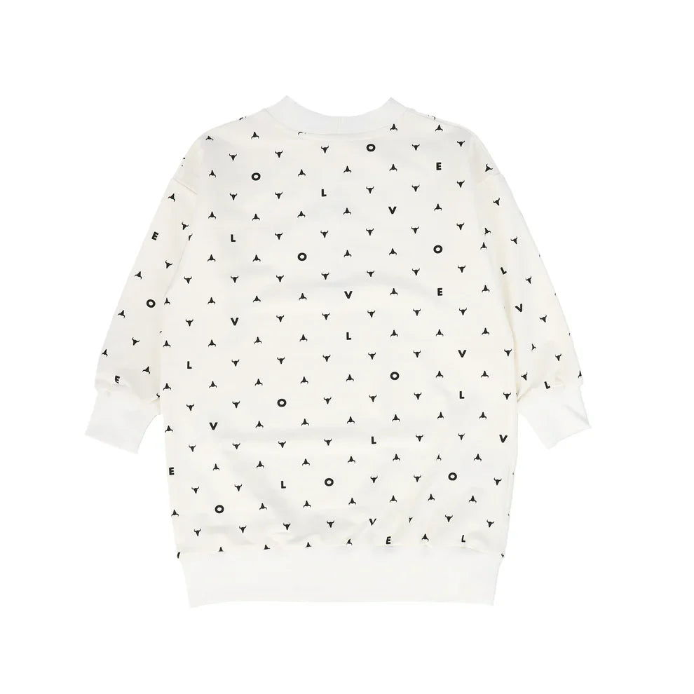 Booso Love Sweatshirt Dress
