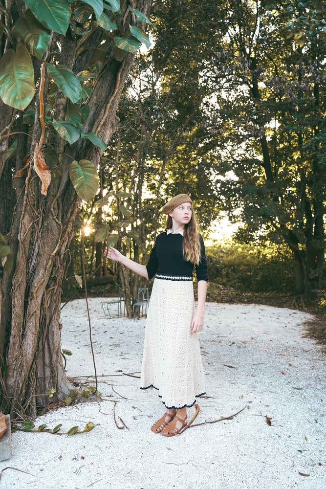Coco Blanc Collar Sweater