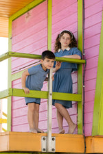 Analogie Pleated Skirt - Light Blue